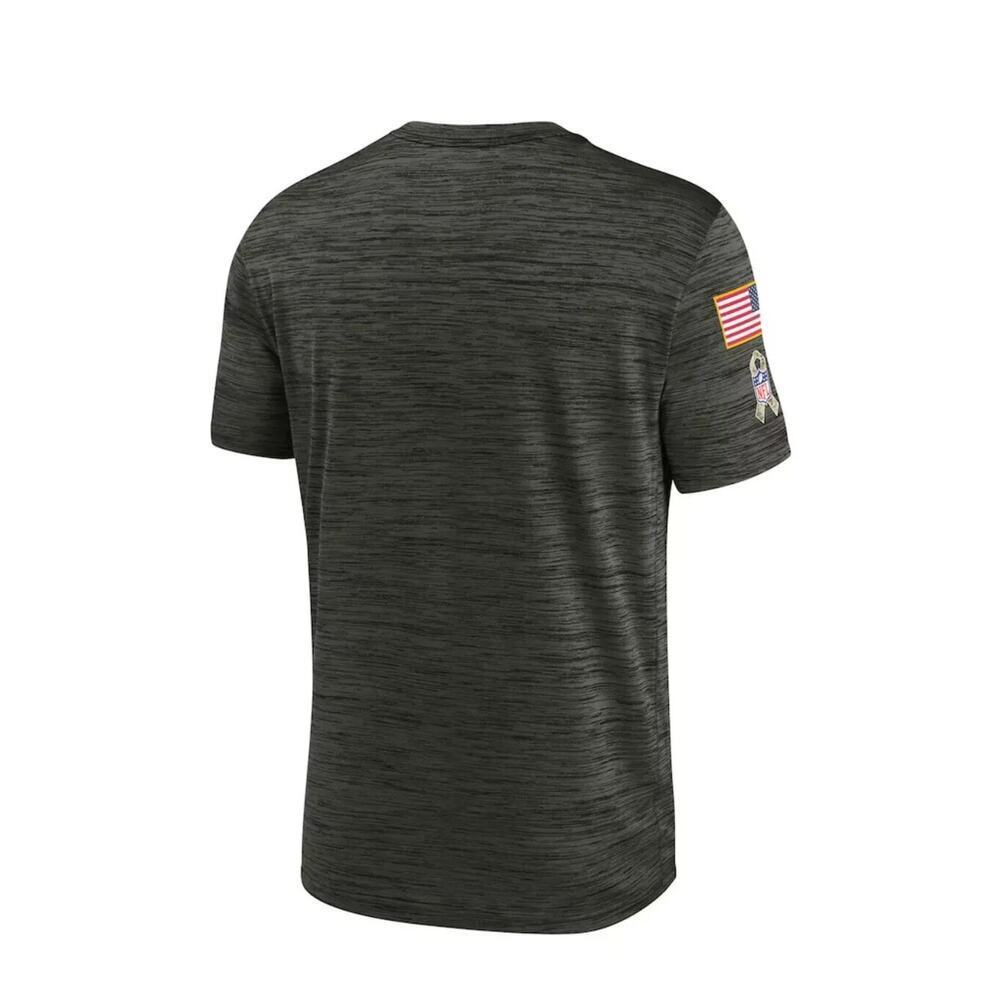 Nike Miami Dolphins 2022 Salute to Service Velocity Team T-Shirt Olive Mens XXL - Picture 10 of 11